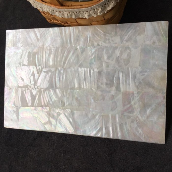 【熱賣精選】1.5mm厚淡水白貝板片天然母貝殼片創意特色手工雕花鑲嵌裝飾材料特價