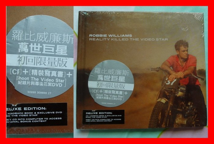 ◎2009全新CD+DVD初回限量版未拆!羅比威廉斯-Robbie Williams-萬世巨星-等13首好歌.接招合唱團