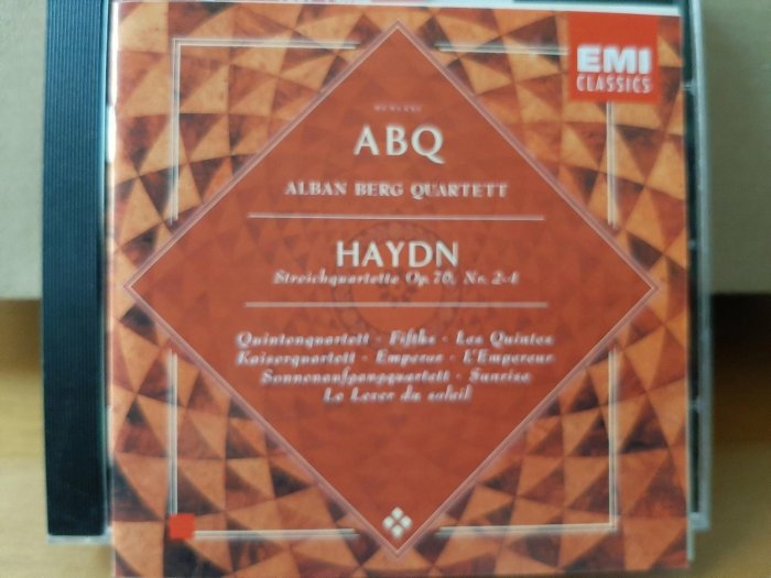 Alban Berg qt,Haydn-S.qt OP.76 No.2~4,阿爾班貝爾格四重奏團，演繹海頓弦樂四重奏，作品76第二~四號