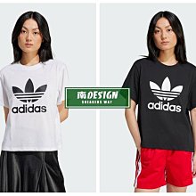 南🔥2024 3月 ADIDAS ADICOLOR 短袖上衣 短T LOGO 寬鬆 女款 黑IU2422 白IN8441