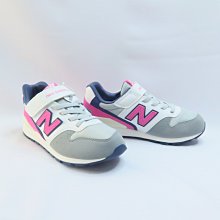 New Balance 996 中童休閒鞋 YV996XG3 魔鬼氈  寬楦 兒童運動鞋 白灰粉【iSport愛運動】