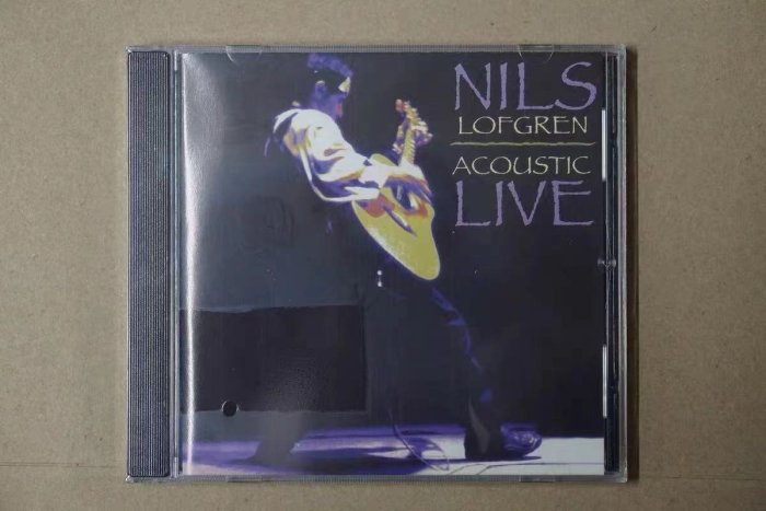 樂迷唱片~吉他名盤  Nils Lofgren Acoustic Live 不插電吉他原音現場 CD