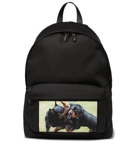 法式潮流時尚 GIVENCHY Paris Rottweiler Backpack 經典羅威納鬥牛犬圖騰男士後背包