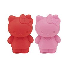 ♥小花花日本精品♥Hello Kitty 造型矽膠調味罐組 鹽罐 胡椒罐 調味瓶 (2入 紅粉 站姿)~8