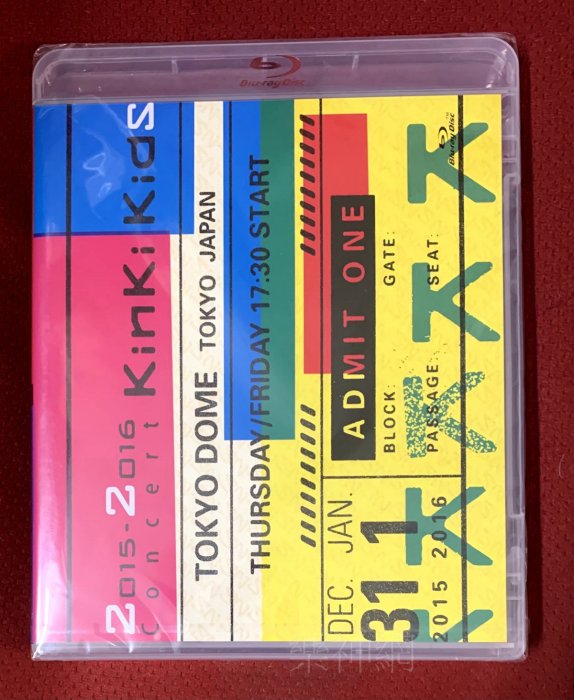 近畿小子Kinki Kids 巡迴演唱會2015-2016 Concert(日版藍光Blu-ray二枚