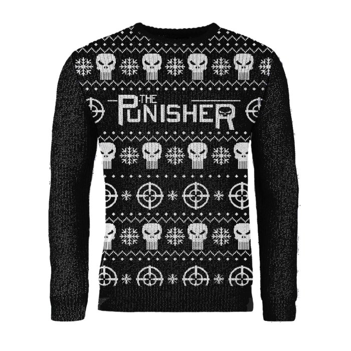 毛毛小舖--英國正版 制裁者 聖誕毛衣 Punisher Knitted Christmas