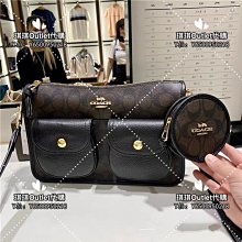 琪琪Outlet代購 Coach C5675 蔻馳新款Pennie女士郵差包 翻蓋吸扣 附零錢包 附代購憑證