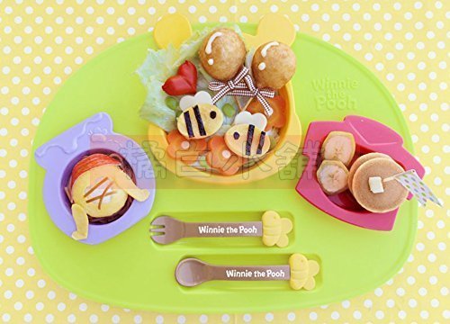 【老爹正品】(日本製)日本進口 winnie pooh 小熊維尼 維尼熊 兒童餐具組 餐盤 碗 湯匙 6件組學習餐具組