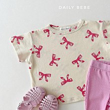 XS~XL ♥上衣(리본) DAILY BEBE-2 24夏季 DBE240430-039『韓爸有衣正韓國童裝』~預購