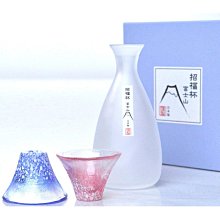 富士山招福 日本清酒杯壼組 冷酒組 日本製 東洋佐佐木 270ml