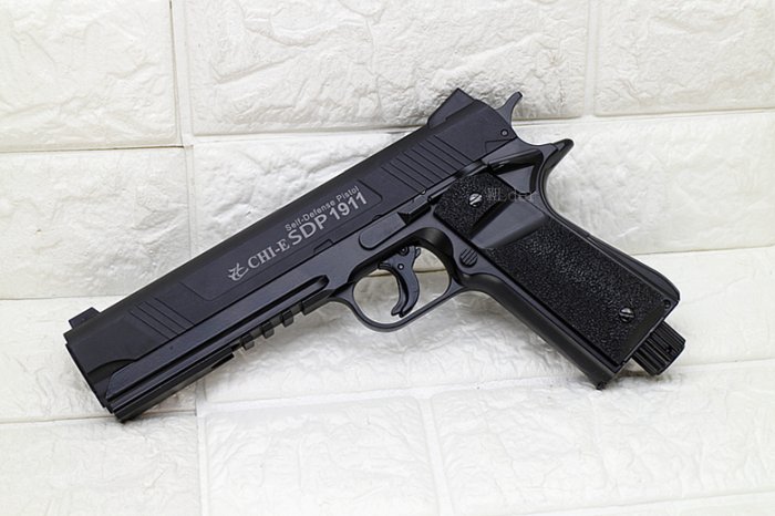 [01] SDP 1911 鎮暴槍 CO2槍 12.7MM .50 + CO2小鋼瓶 ( 防身震撼槍防狼保全警衛MEU