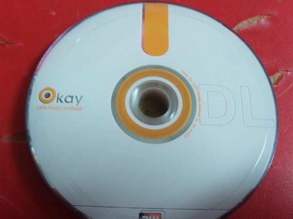 @淡水無國界@8.5G 雙倍 8X 空白片 光碟片 燒錄片 裸裝1片 DL片 Okay 橘 DVD+R DL 單面雙層