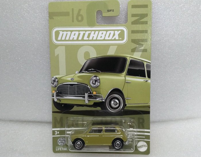 全新 MATCHBOX 火柴盒 1964 AUSTIN MINI COOPER 汎德 老咪 奧斯汀 迷你庫珀 經典 綠