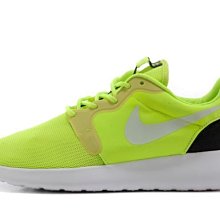 南 ◇現 Nike Rosherun Hyp Sepatu Lari  636220-700 螢光綠 銀 黑 休閒運動鞋