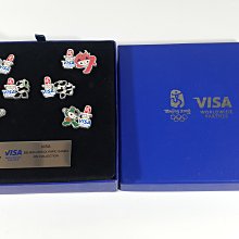 [銀九藝] 早期 VISA 2008 北京奧運會 證章 胸章 紀念章 3套一盒 (2)
