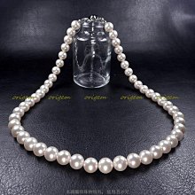 珍珠林~8m/m粉珍珠項鏈~南洋硨磲貝珍珠(可加購手鍊)#842+2