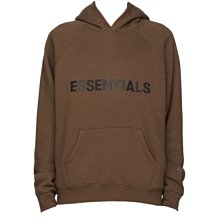 【日貨代購CITY】FOG Fear Of God Essentials 3D Silicon 連帽 帽T 咖啡 現貨