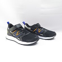 New Balance 650 中童 休閒鞋 寬楦 魔鬼氈 YT650BH1 黑x藍橘【iSport】