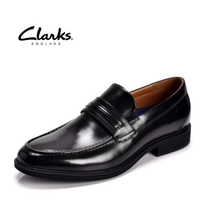 ❤小鹿臻選❤clarks正品Clarks男鞋2021夏季新款皮鞋男英倫休閑樂福鞋Whiddon Loafer