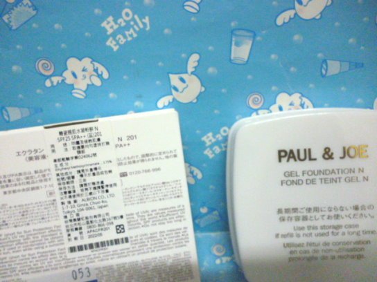 PAUL & JOE 糖瓷親肌水凝粉餅 N 12g 色號201(蕊芯)+水凝粉餅撲 ❤雪兒美妝❤