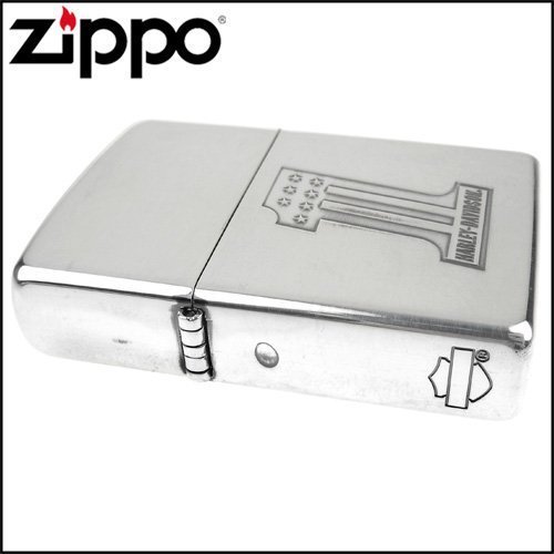 ☆哈洛德小舖☆【ZIPPO】日系~Harley-Davidson-哈雷-銀燻黑蝕刻3面加工 NO.HDP-43