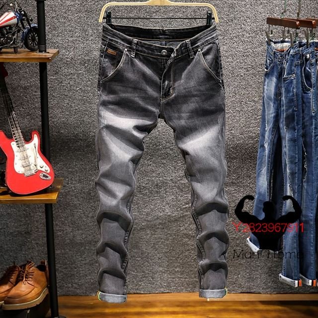 summer Ninth pants male ripped jeans for men trousers【Man Home】