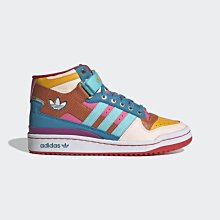 南◇2021 10月 ADIDAS FORUM MID SHOES GV7673 多色繽紛 高筒休閒鞋