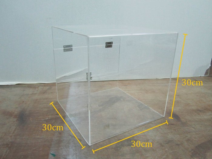 ~廣告舖~  透明壓克力製 功德箱 隨喜功德 (摸彩箱 抽籤箱 捐款箱 發票箱)(30cm)