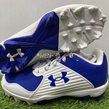 *wen~怡棒壘 21年 新款 UNDER ARMOUR 兒童棒壘球膠釘鞋 3023449-400 現貨特價