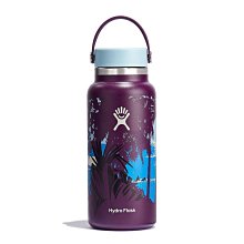 Hydro Flask 32oz 寬口真空保溫鋼瓶 不鏽鋼 HFLEW32BTSF23B 茄子紫 送水瓶刷