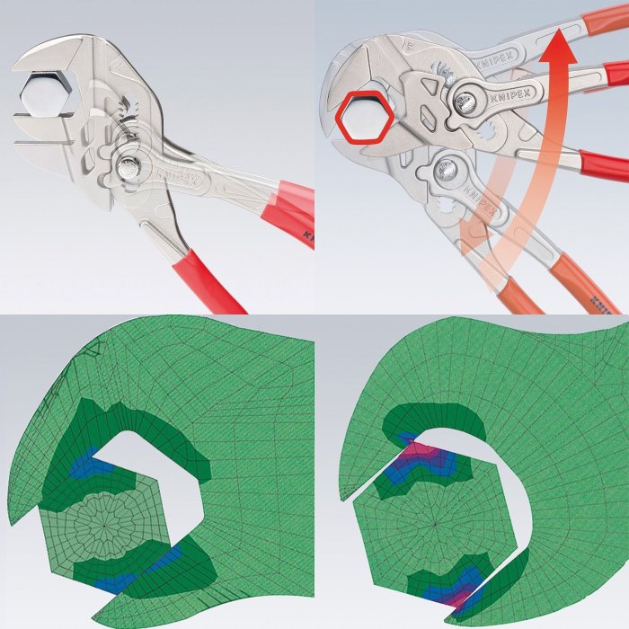 【美德工具】特價中 德國工藝 頂級工具Knipex 86 03 300  加長版多功水管鉗 活動扳手(一支抵一組)