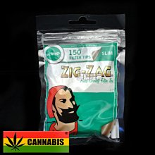 【P887 超級煙具】專業煙具/手捲煙配件 ZIG-ZAG6mm薄荷濾嘴-150入 (0070061)