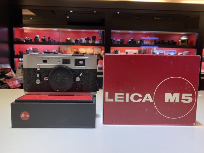 【日光徠卡相機台中】LEICA M5 銀鉻 底片相機 二手 中古