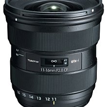 Tokina atx-i 11-16mm F2.8 CF 超廣角變焦鏡 F2.8恆定光圈 APS-C 單眼鏡頭 WW