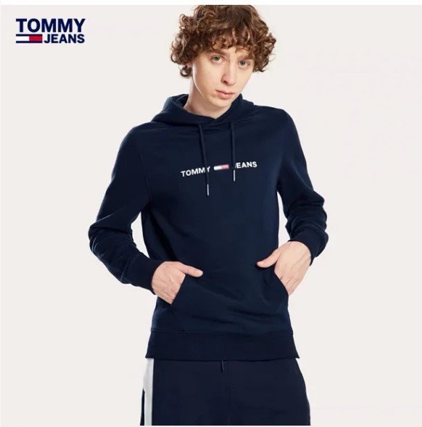 ❤Miss baby❤ tommy 湯米 大學T 純棉寬鬆休閒帶帽套頭衛衣