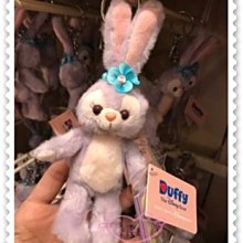 ♥小花花日本精品♥《Disney》迪士尼 史黛拉兔 站姿 絨毛玩偶 手機吊飾 鑰匙圈 香港限定 90209901