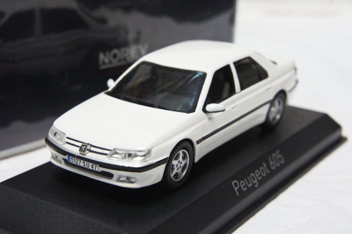 【特價現貨】1:43 Norev Peugeot 605 limousine 1988 白色