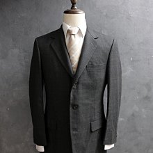 CA 日本製 GALAXY 深灰 純羊毛 合身版 休閒西裝 一元起標無底價Q868
