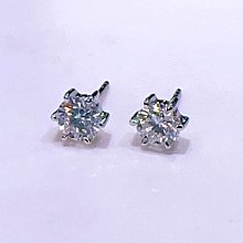 97874 大千典精品 秦老闆 流當品 天然鑽石耳環 GIA證 約H色 經典六爪 各1克拉 近無色 單顆美鑽 圓鑽 百搭推薦