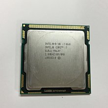 電腦雜貨店→Intel 1156 Core i7-860 二手良品 $250