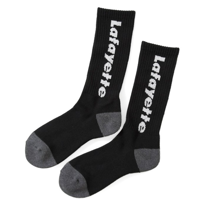 { POISON } LAFAYETTE LOGO SOCKS 經典款厚底中筒襪 日本製高品質