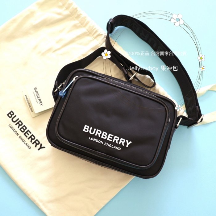 美國連線 BURBERRY 印花大字母款 80490941 Paddy BAG 相機包 郵差包 斜背包 全新正品