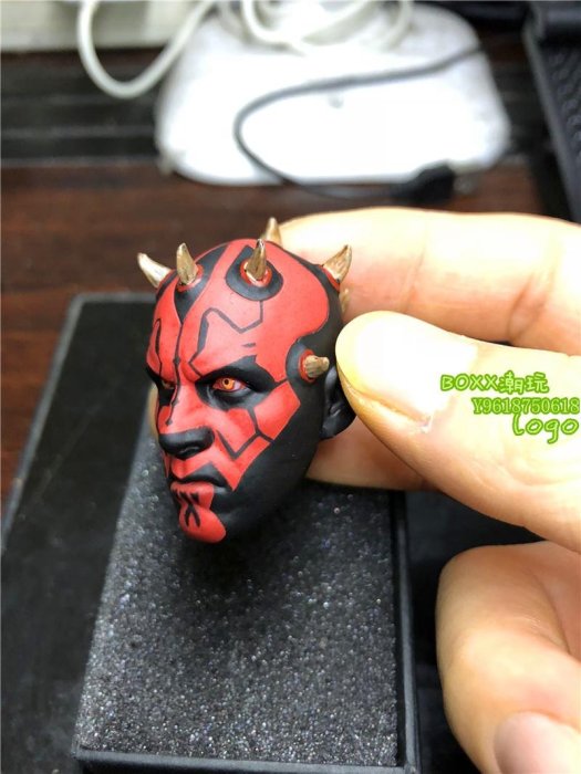 BOxx潮玩~1/6兵人 星球大戰  Darth Maul 達斯·摩爾 達斯魔 頭雕