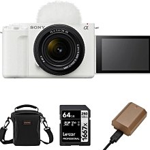 [3美國直購] Sony ZV-E1 數位相機 Mirrorless Camera, White with FE 28-60mm f/4-5.6 Lens