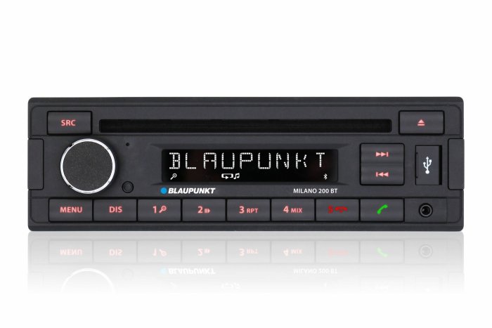 藍點 Blaupunkt Milano米蘭 200 BT 收音 藍牙、單片CDUSB AUX SQR46 RCM 82