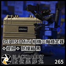 數位黑膠兔【 DJI RS 3 Mini 相機三軸穩定器 + 提把 +  防撞箱 黑 】三軸 手持 相機 配件 收納箱