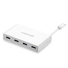 ~協明~ 綠聯 70mm 4 Port USB3.0 Type-C PD集線器 手機筆電通用款 30278