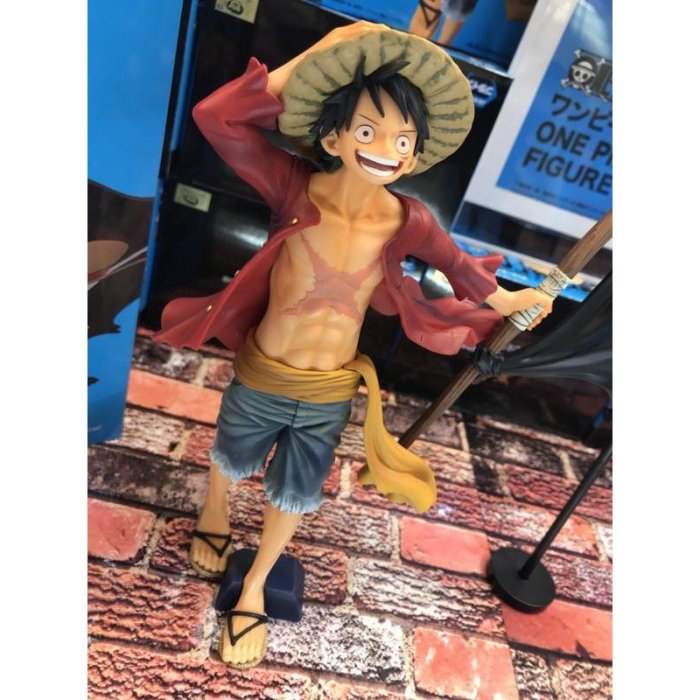 BANPRESTO 景品 海賊王 magazine Figure 魯夫 草帽團海賊旗 22cm (385755)