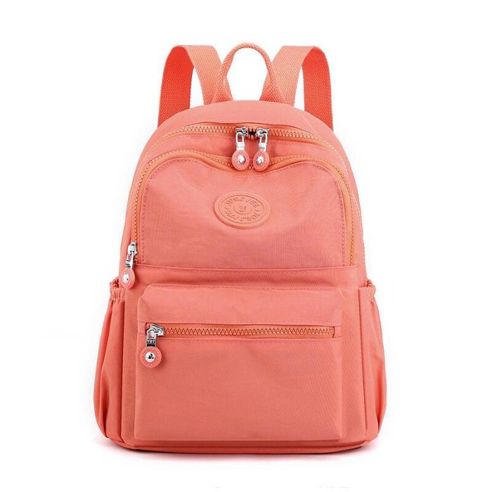 雙肩包後背包女包包旅行包學生書包包包女新款韓版時尚 純色尼龍多夾層大容量休閒雙肩背包外出包《LB12039》《購物趣》