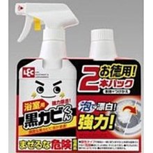 日本 LEC激落君 除霉 黑霉 浴室 廁所 本體 400ml + 補充瓶 400ml強力除霉噴霧組合